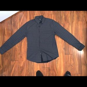Black express dress shirt